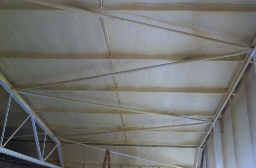 Techo de nave industrial y oficinas